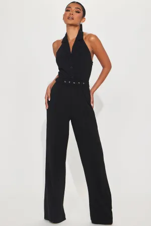 9AM Babe Jumpsuit  - Black