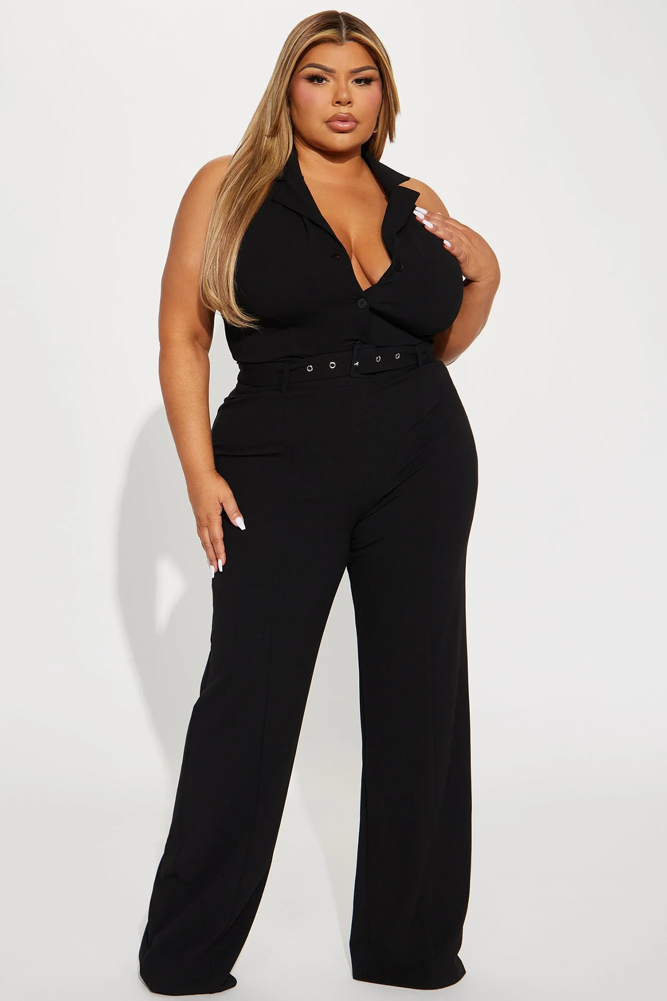 9AM Babe Jumpsuit  - Black