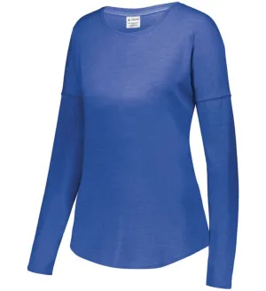 AUGUSTA SPORTSWEAR LADIES LUX TRI-BLEND LONG SLEEVE TEE