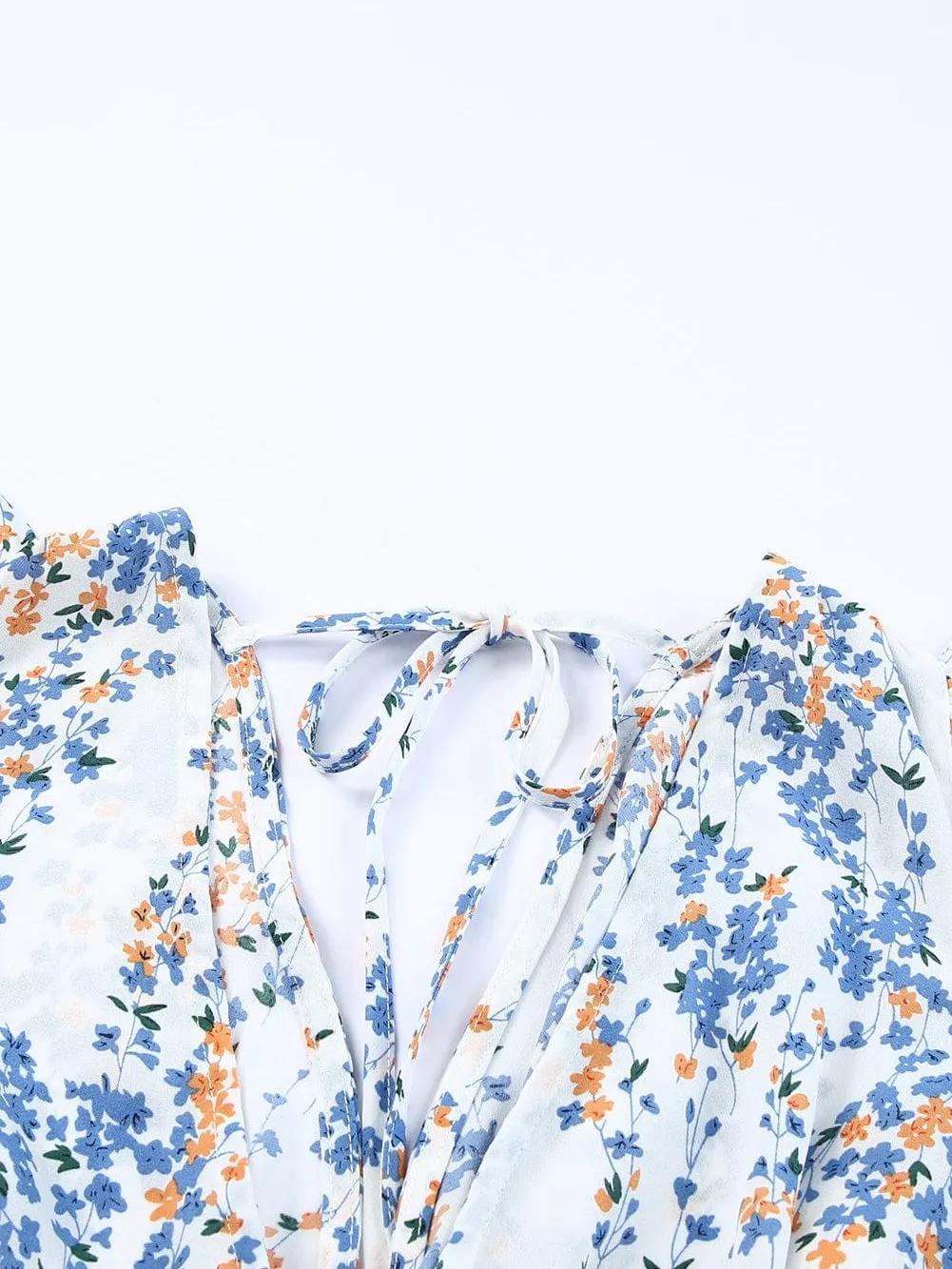 Beach-Ready Floral Print Two-Piece Set