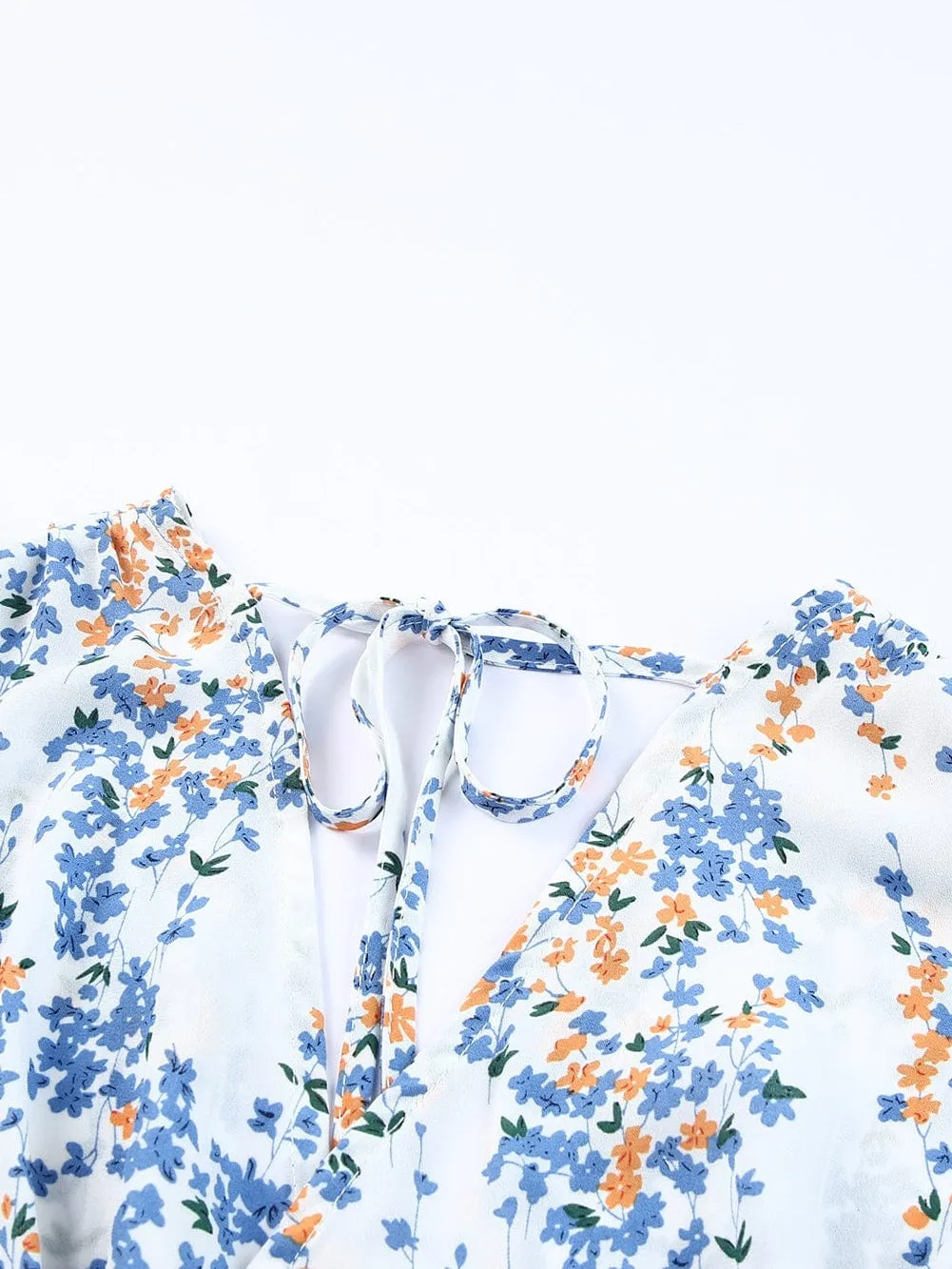 Beach-Ready Floral Print Two-Piece Set