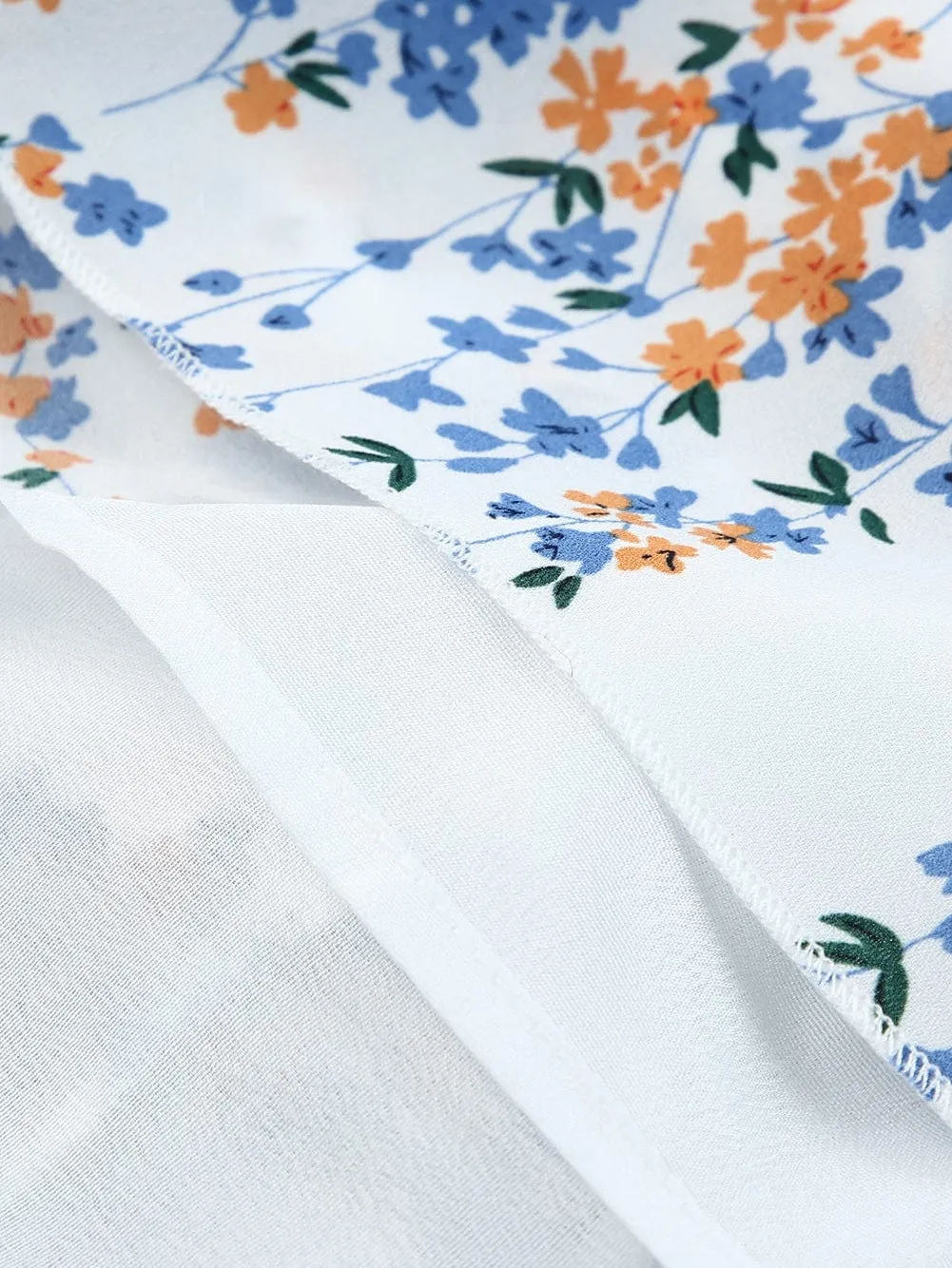 Beach-Ready Floral Print Two-Piece Set