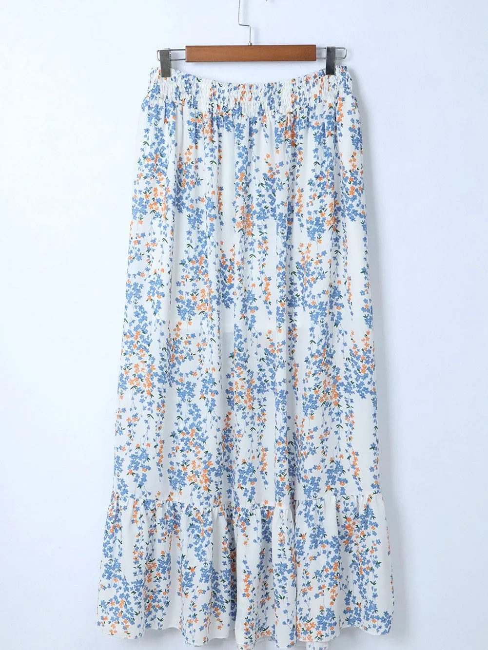 Beach-Ready Floral Print Two-Piece Set