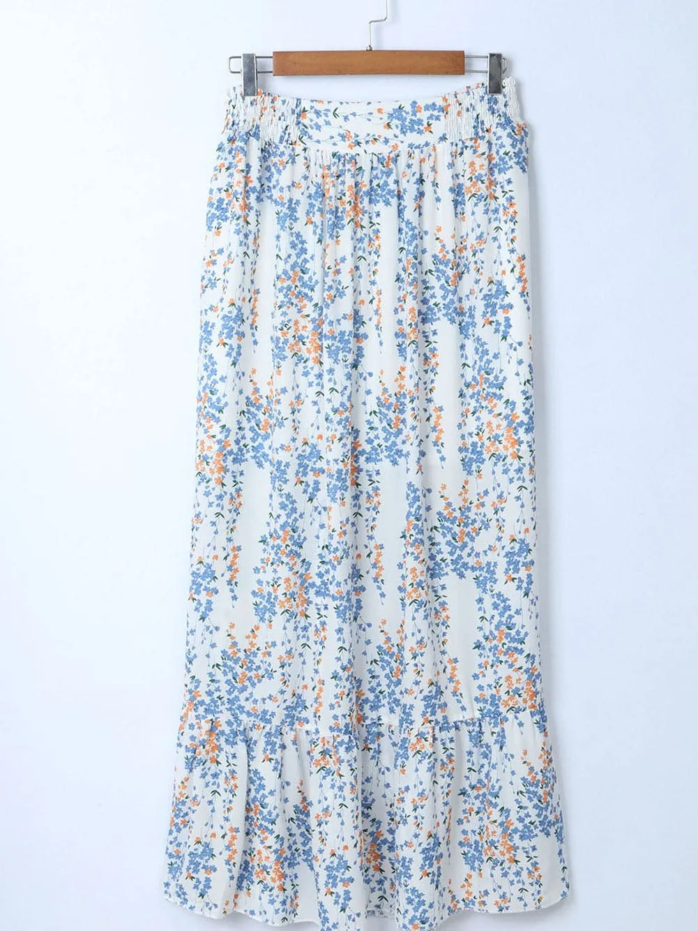 Beach-Ready Floral Print Two-Piece Set