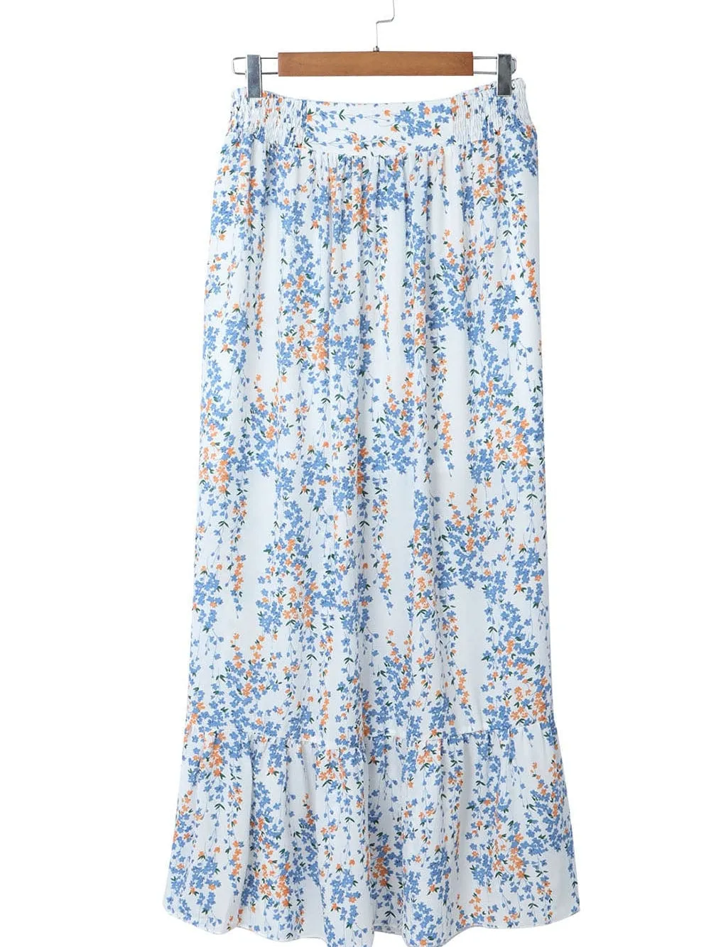 Beach-Ready Floral Print Two-Piece Set
