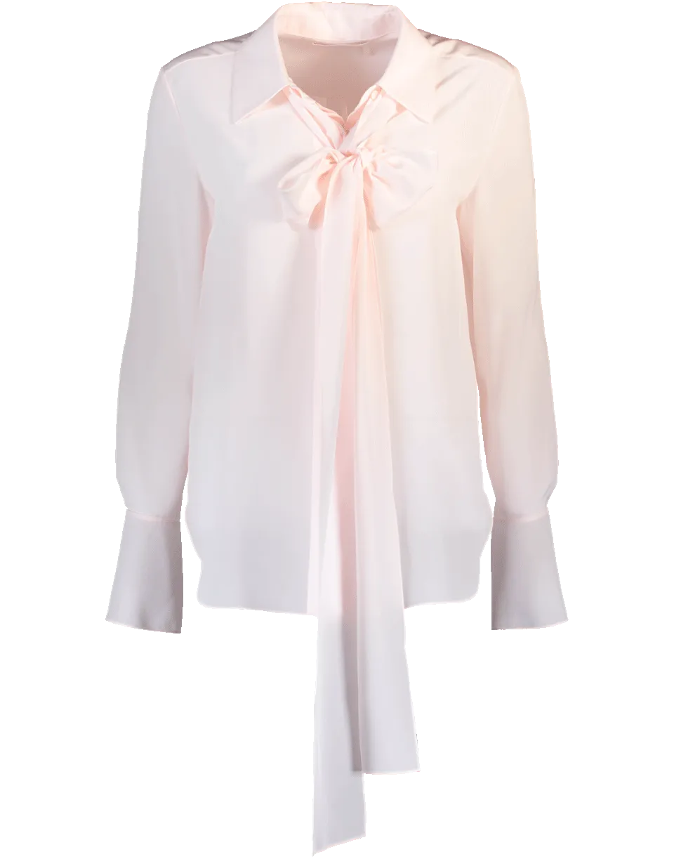 Blouse With Neck Tie