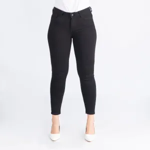 Bobson Japanese Ladies Basic Denim Extreme skinny Jeans for Women Trendy Fashion High Quality Apparel Comfortable Casual Pants for Women 149732 (Black)