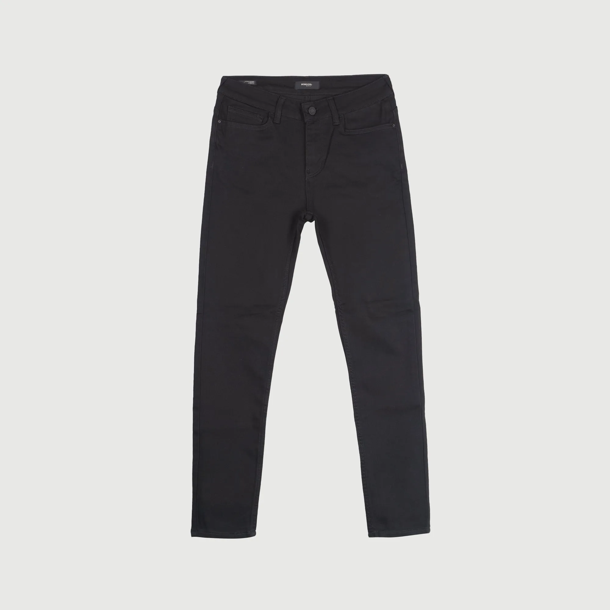 Bobson Japanese Ladies Basic Denim Extreme skinny Jeans for Women Trendy Fashion High Quality Apparel Comfortable Casual Pants for Women 149732 (Black)
