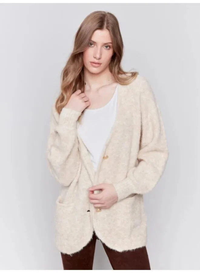 BOUCLE KNIT CARDIGAN
