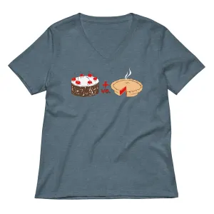 Cake Plus Pie Women's V-Neck Tee