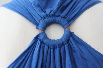 Cool Summer Lupine Blue Boho Dress