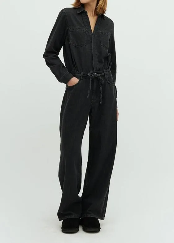 FAB ALANKA-M JUMPSUIT | BLACK WASHED