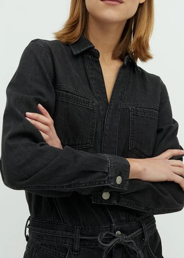 FAB ALANKA-M JUMPSUIT | BLACK WASHED