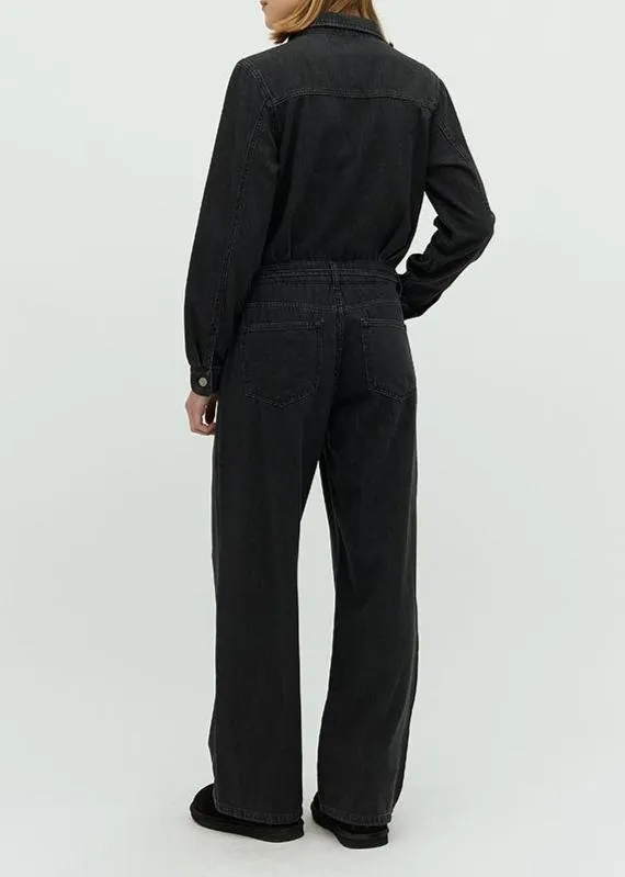 FAB ALANKA-M JUMPSUIT | BLACK WASHED
