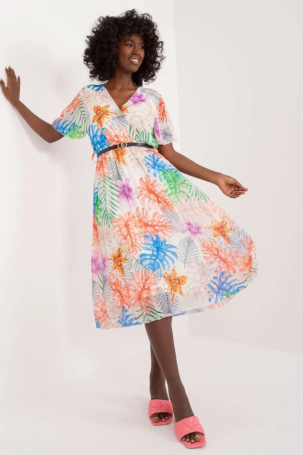 Floral Bliss Flare Summer Dress