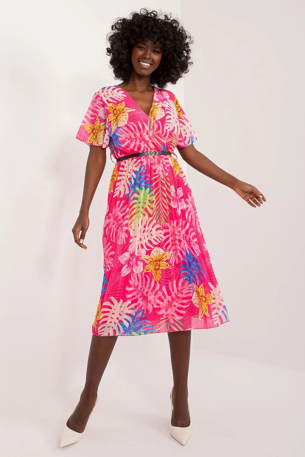 Floral Bliss Flare Summer Dress