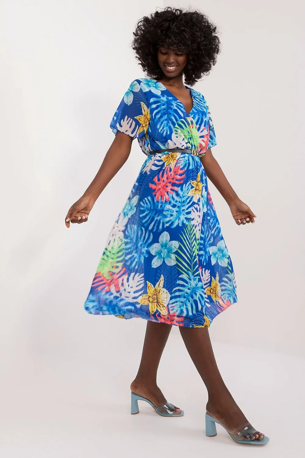 Floral Bliss Flare Summer Dress