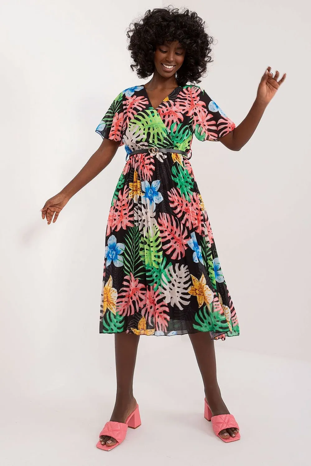 Floral Bliss Flare Summer Dress