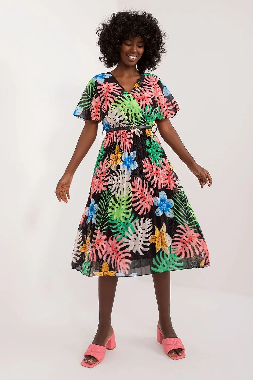 Floral Bliss Flare Summer Dress