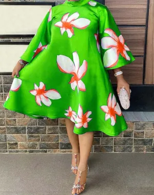 Floral Summer Midi Dress