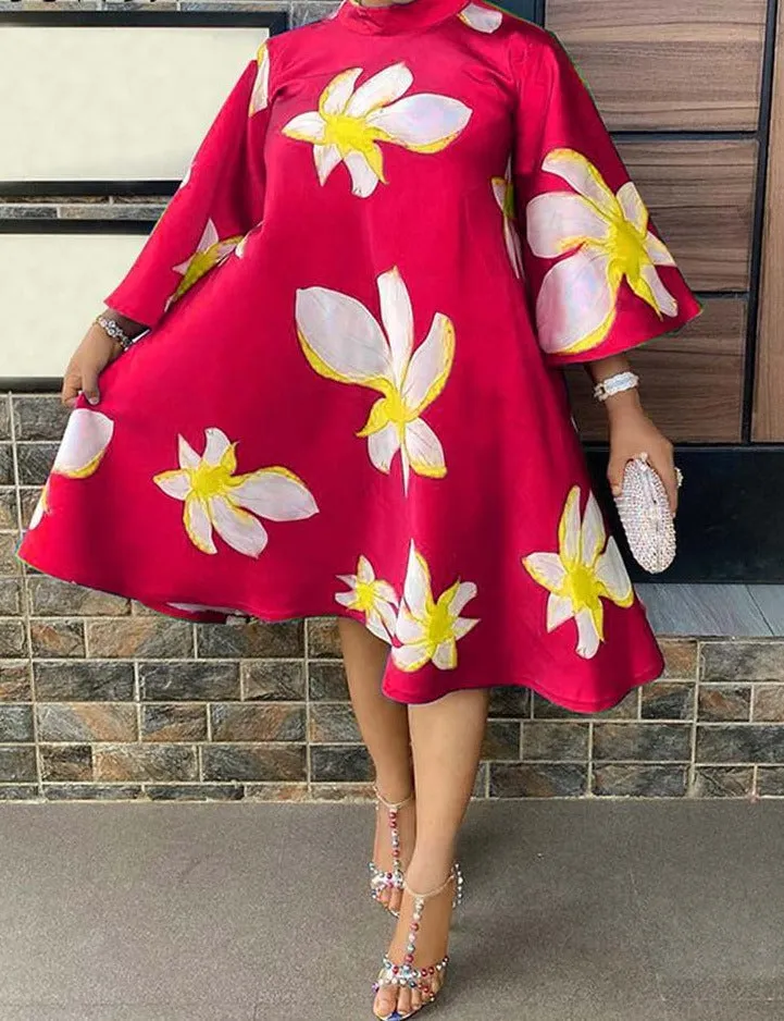 Floral Summer Midi Dress