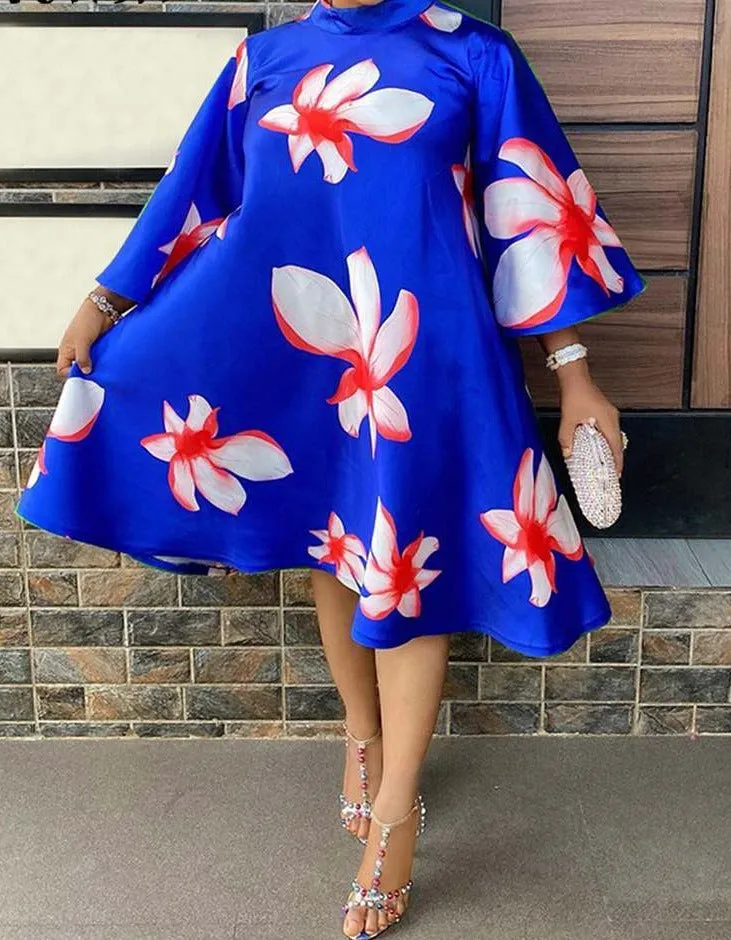 Floral Summer Midi Dress