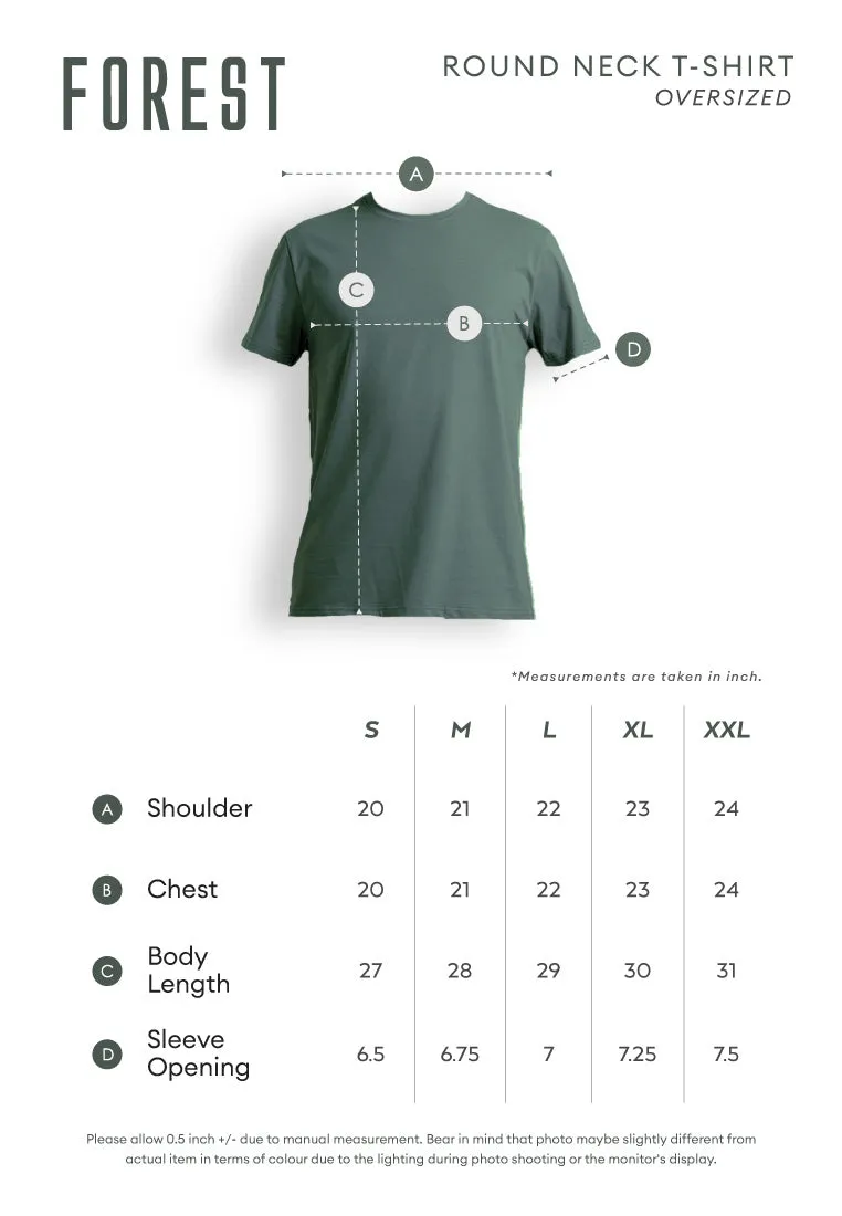 Forest Oversized Graphic Tee Crew Neck Short Sleeve T Shirt Men | Oversized Shirt Men - 621392