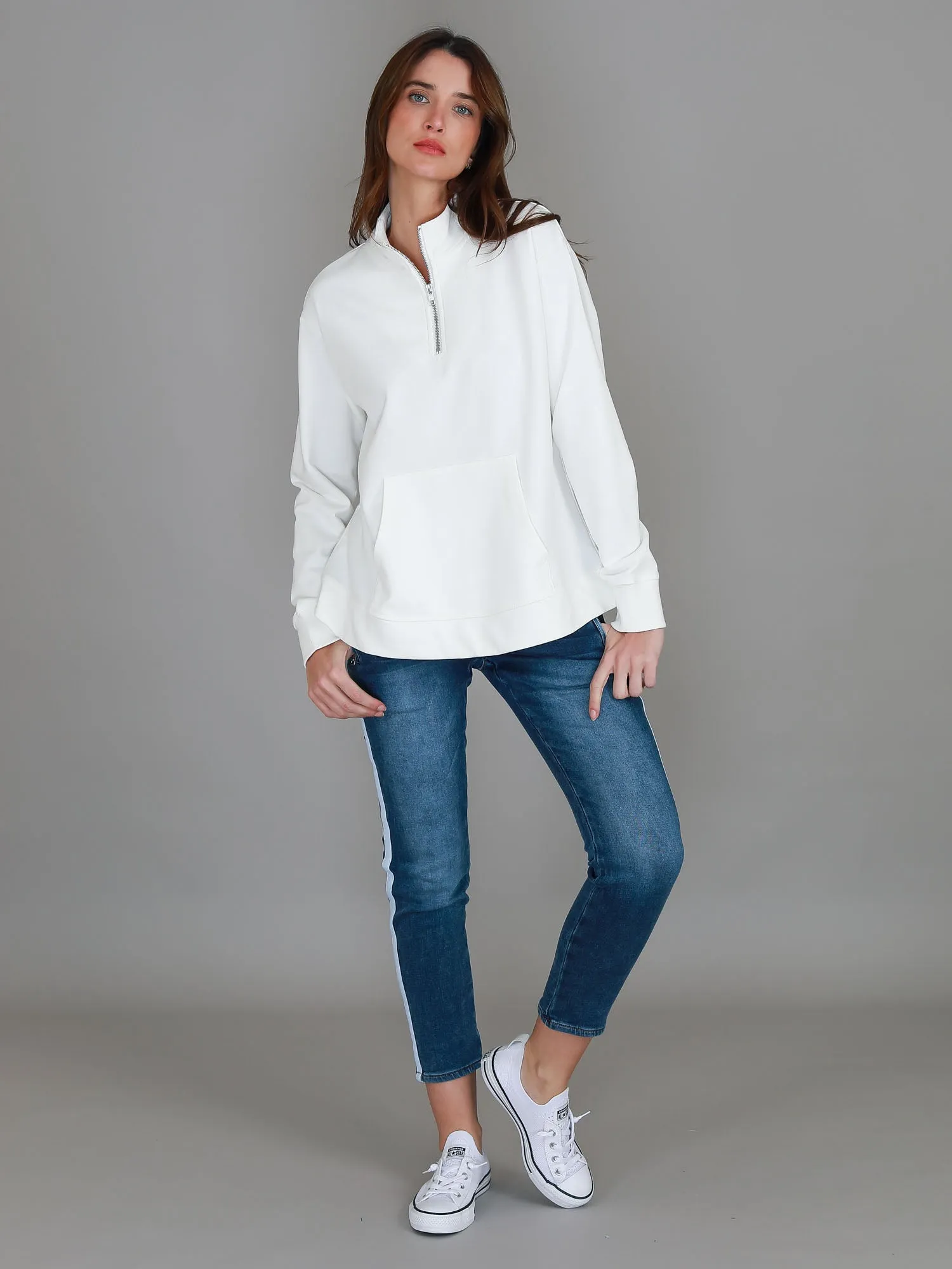 Gianna Half Zip Sweatshirt