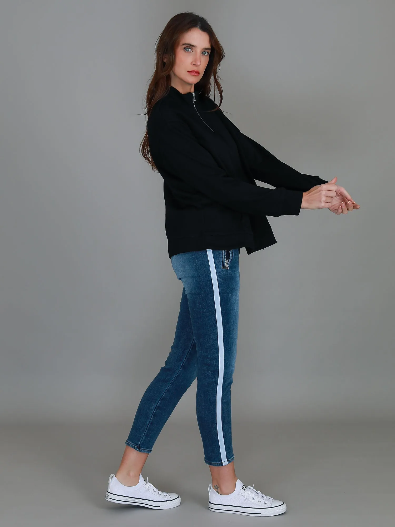 Gianna Half Zip Sweatshirt