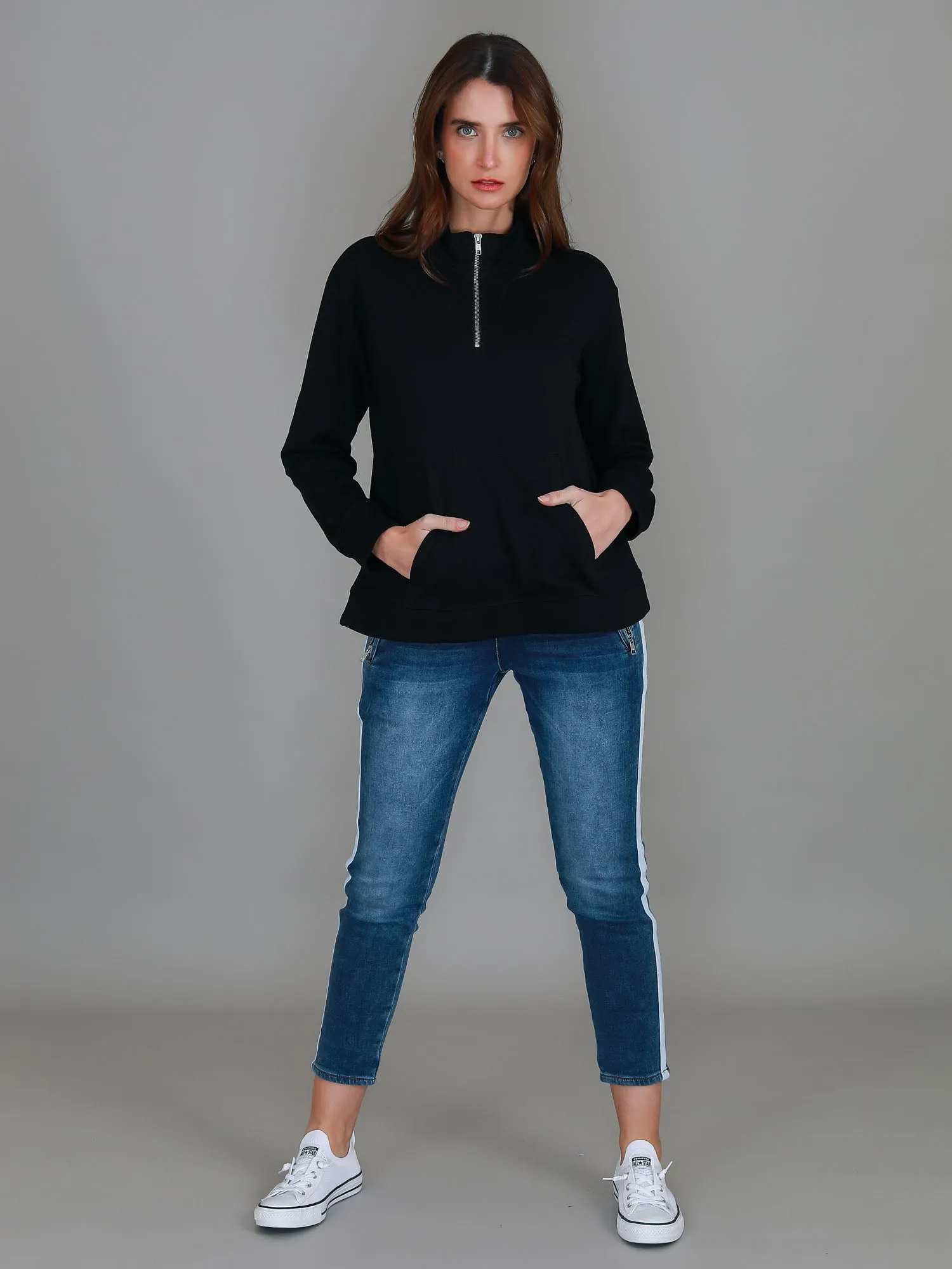 Gianna Half Zip Sweatshirt