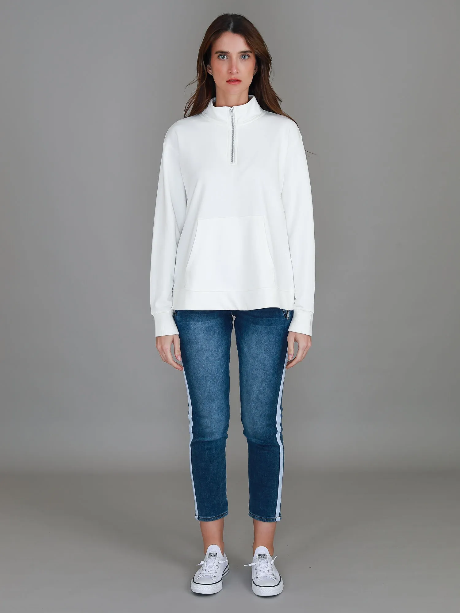 Gianna Half Zip Sweatshirt