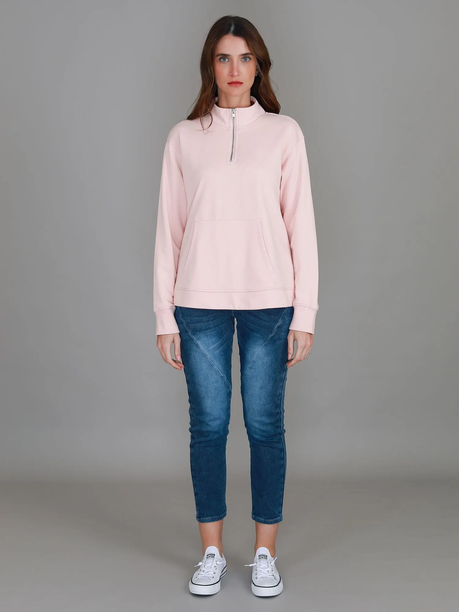 Gianna Half Zip Sweatshirt