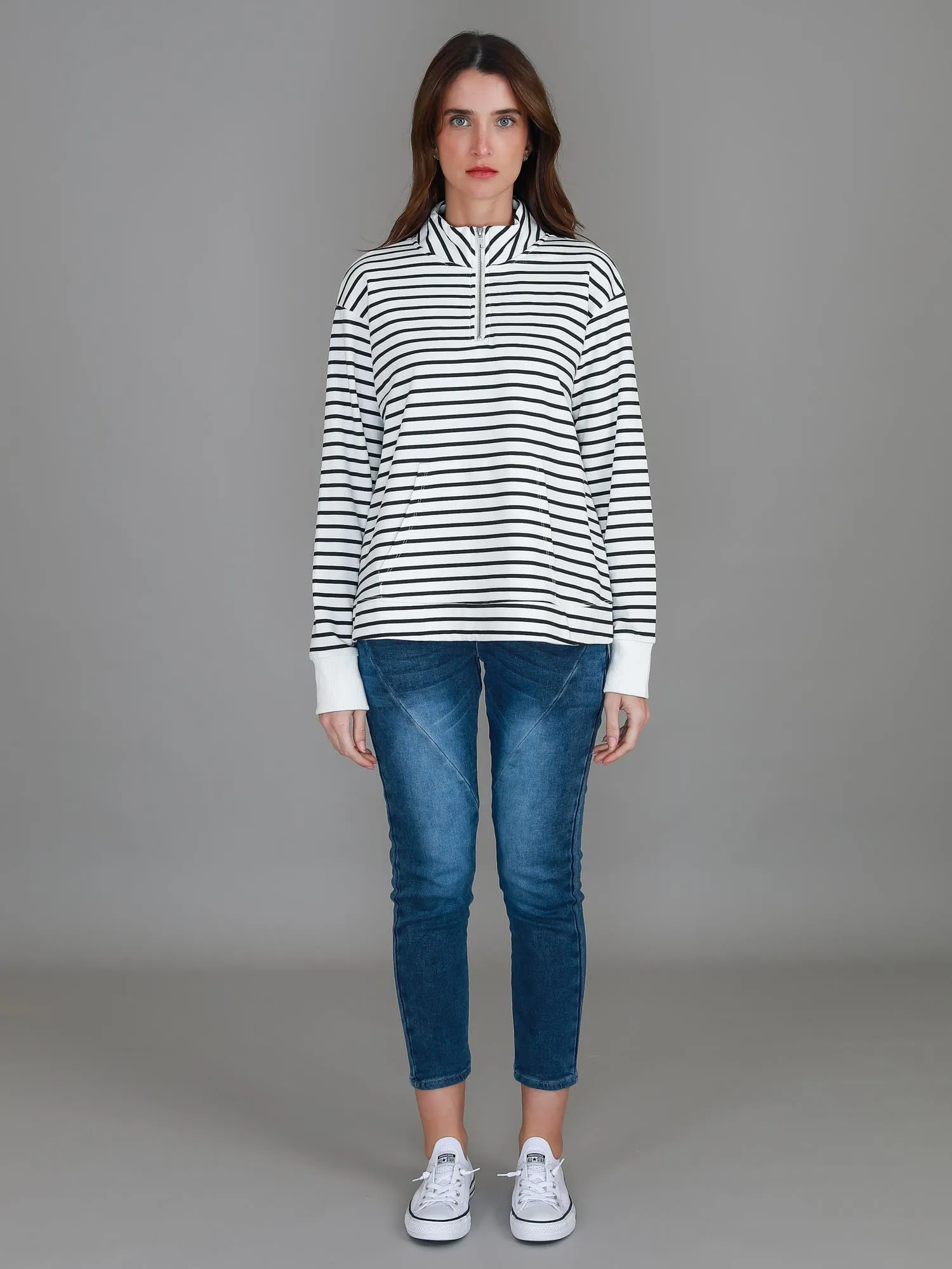 Gianna Half Zip Sweatshirt