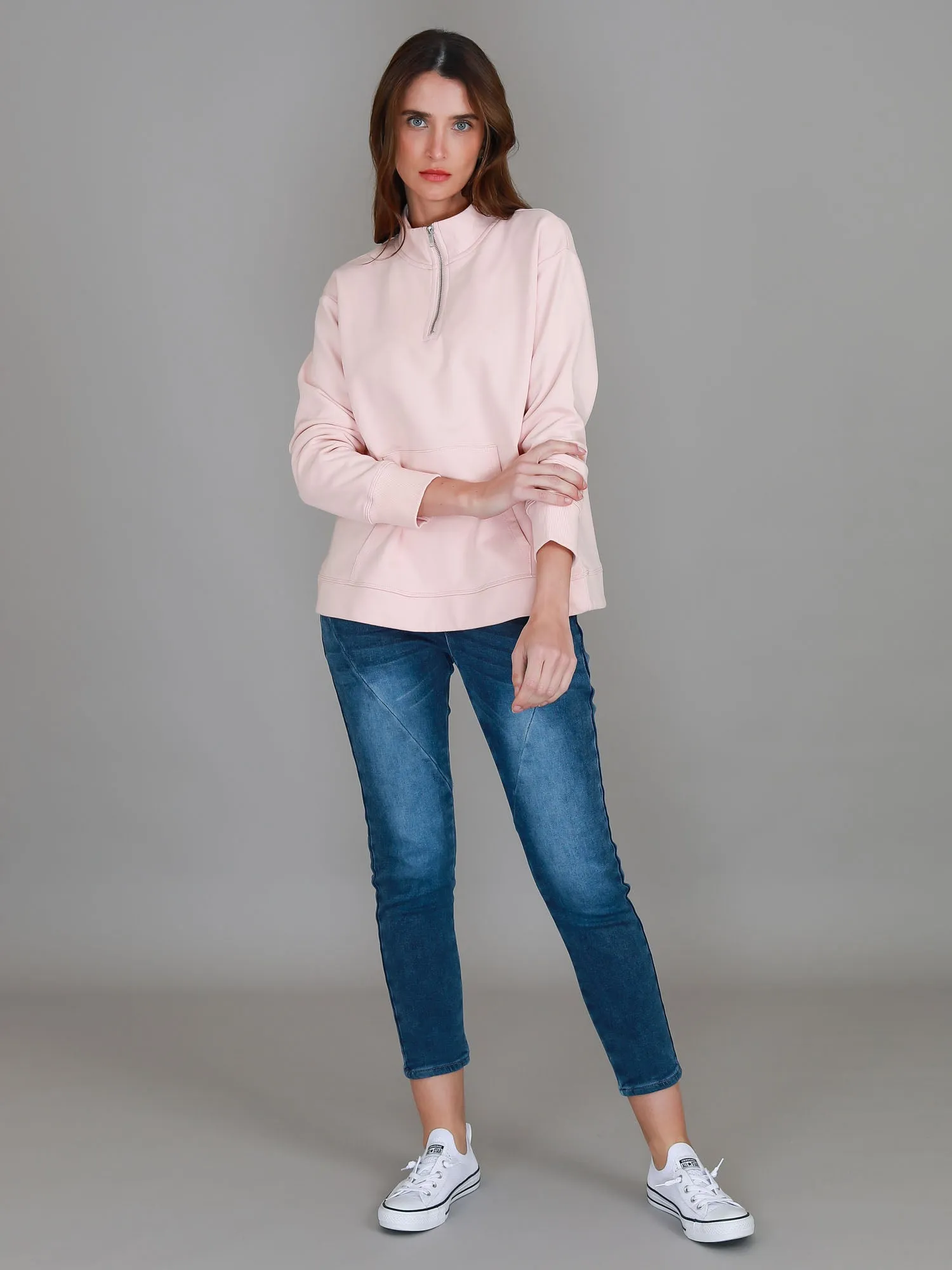 Gianna Half Zip Sweatshirt