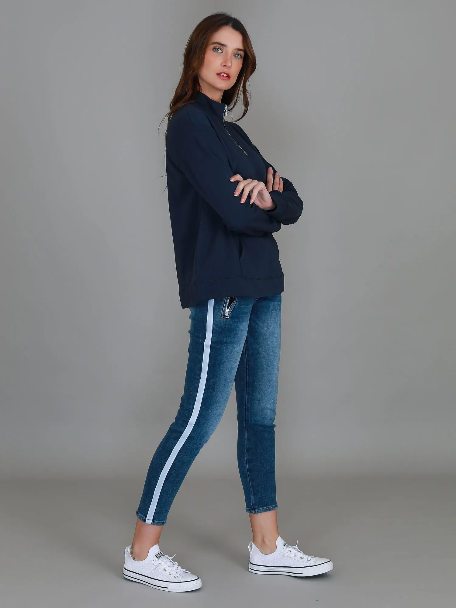 Gianna Half Zip Sweatshirt