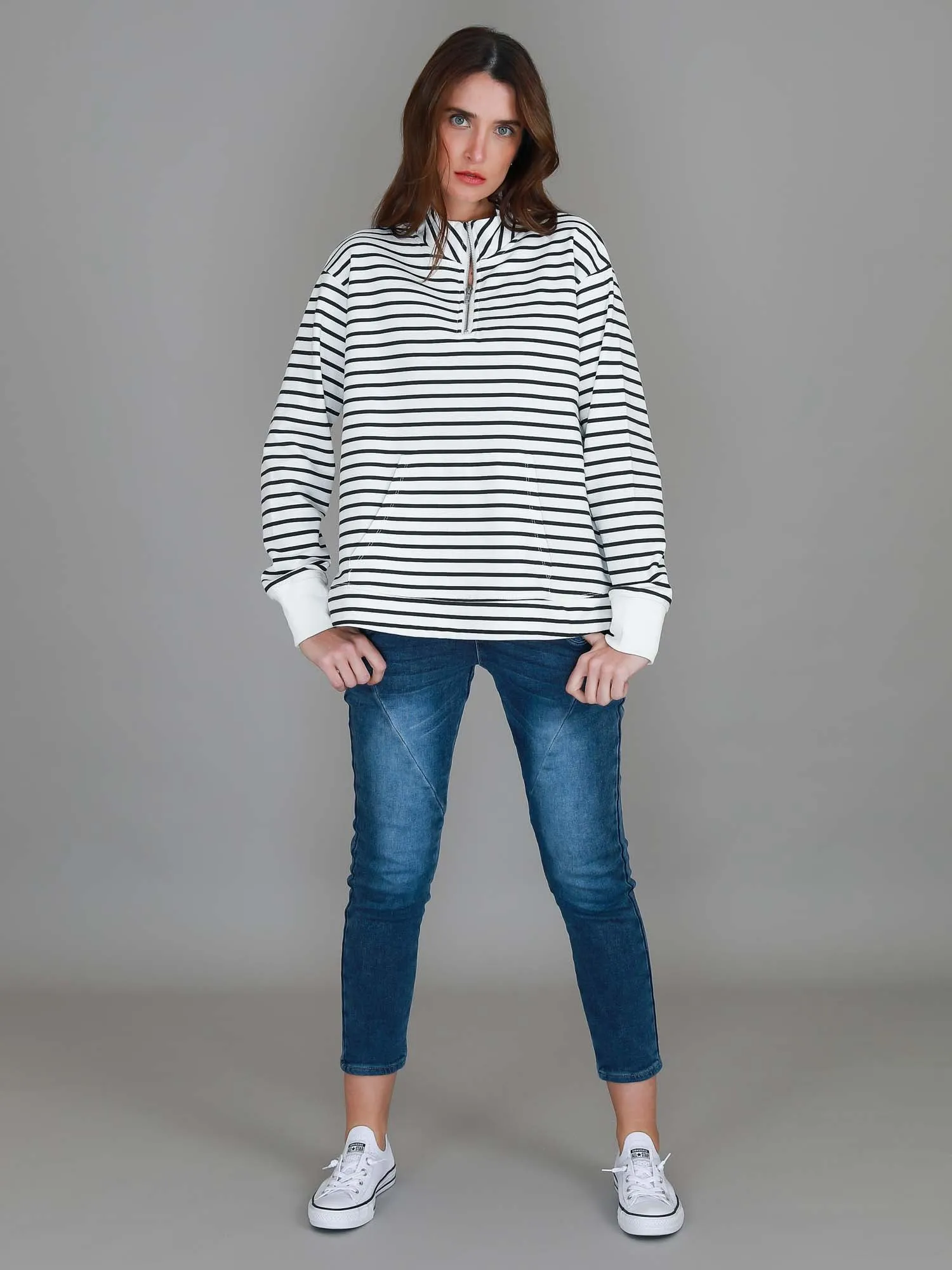 Gianna Half Zip Sweatshirt