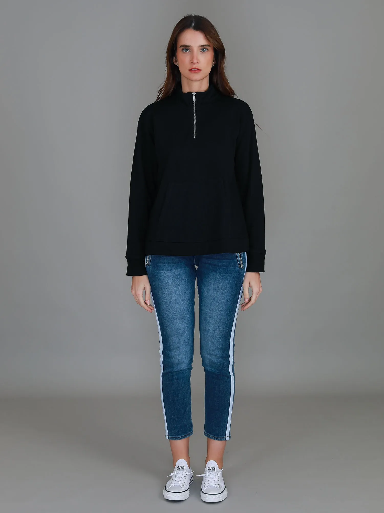 Gianna Half Zip Sweatshirt