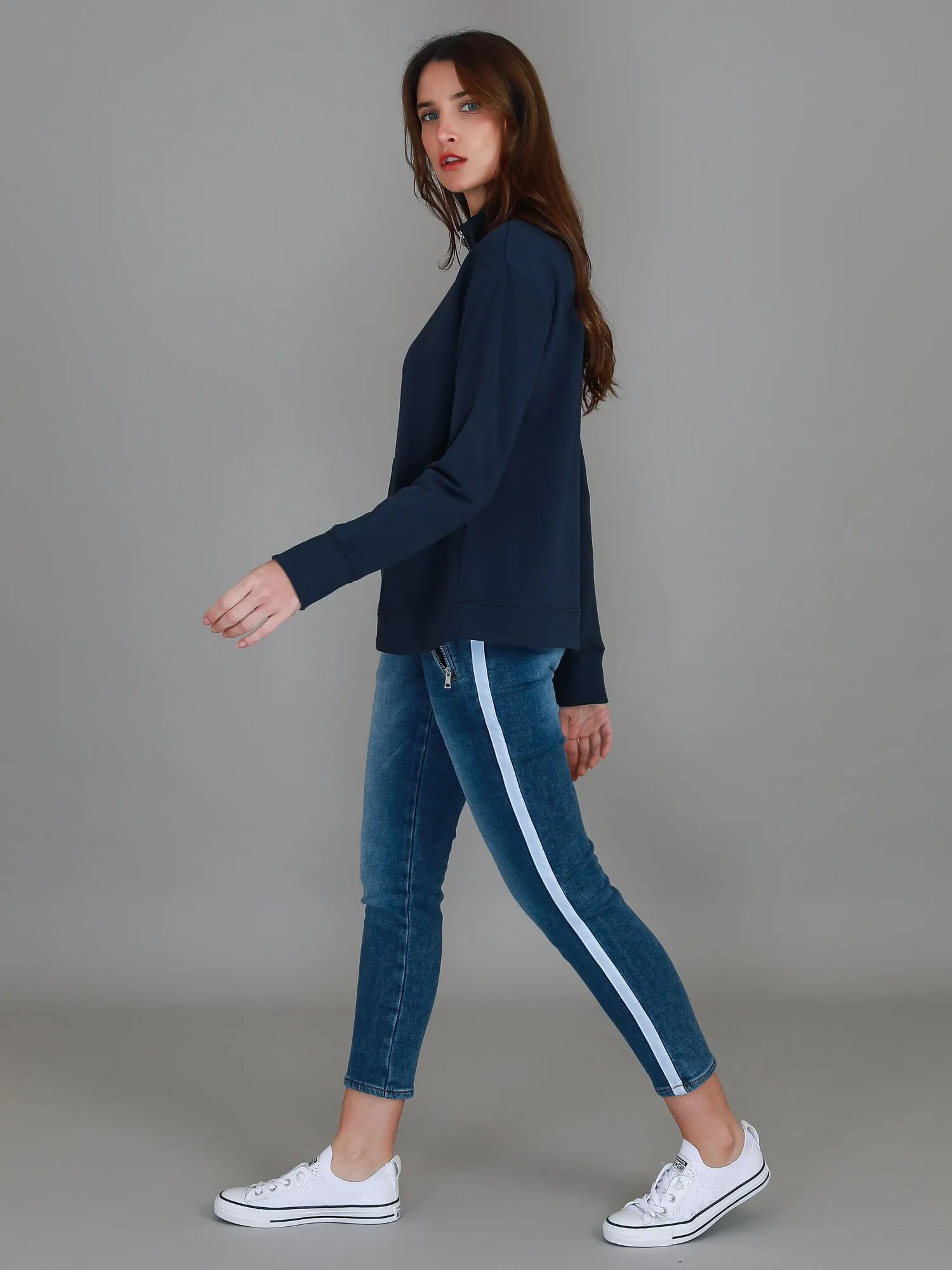 Gianna Half Zip Sweatshirt