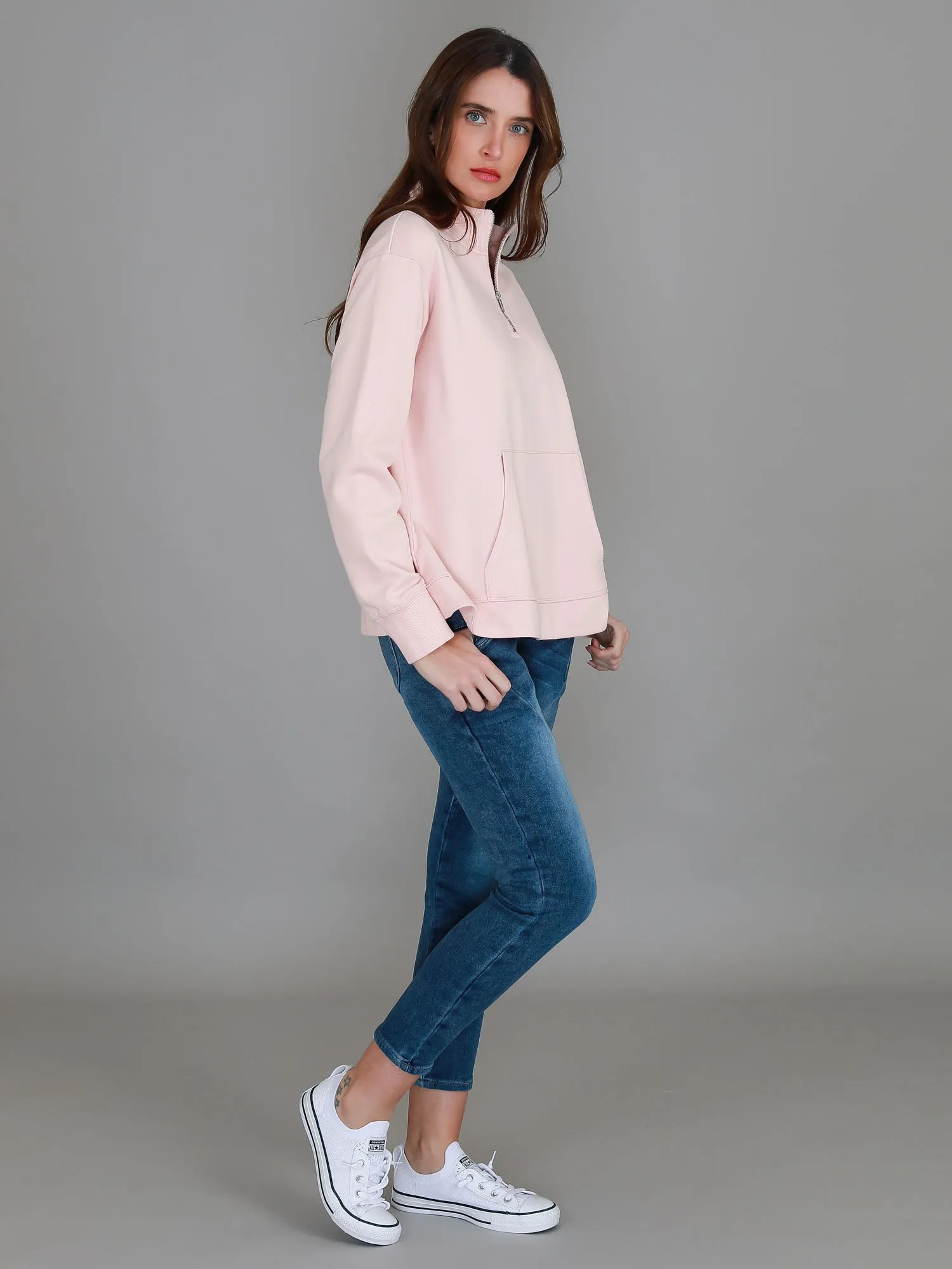 Gianna Half Zip Sweatshirt