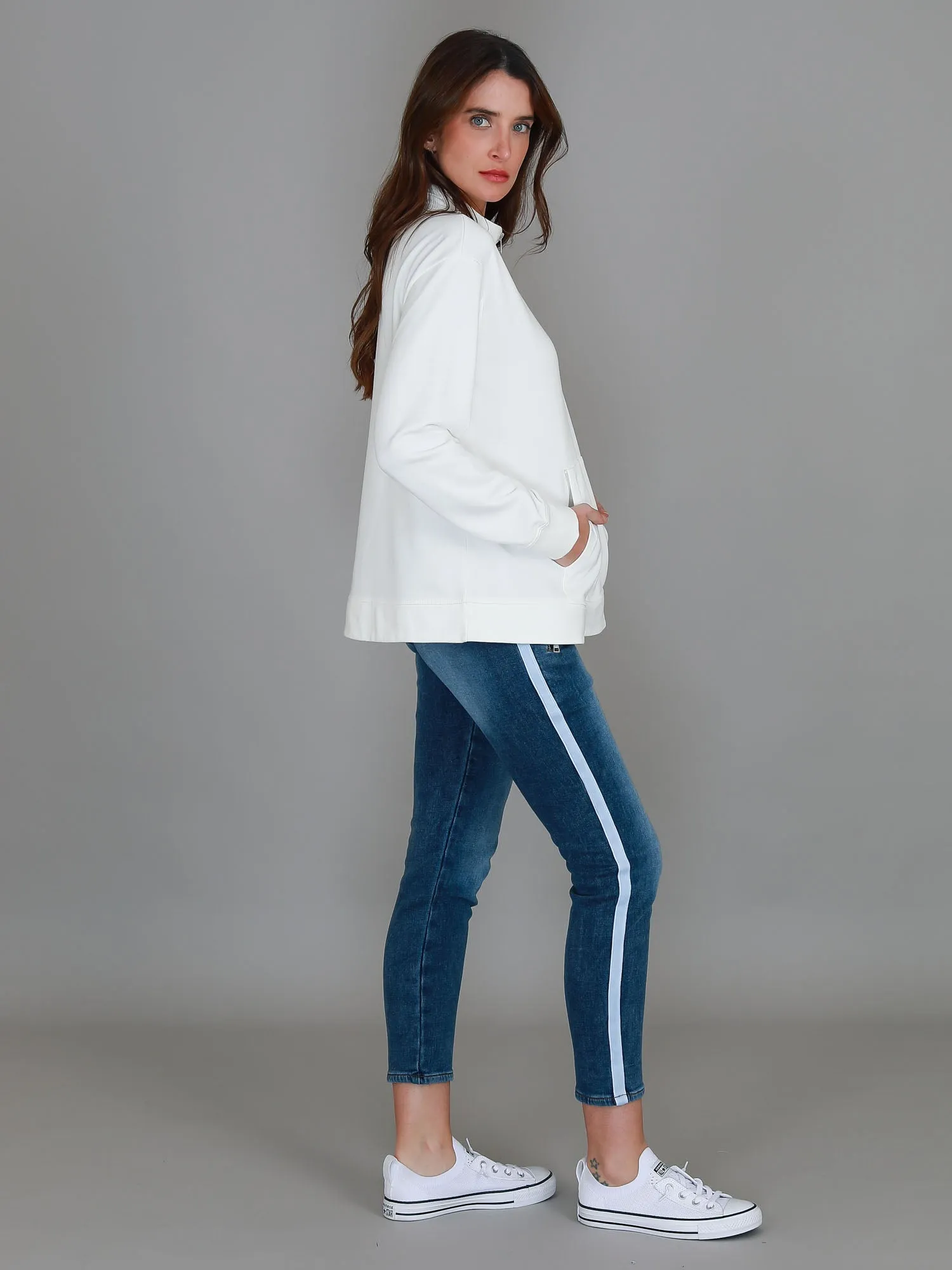 Gianna Half Zip Sweatshirt