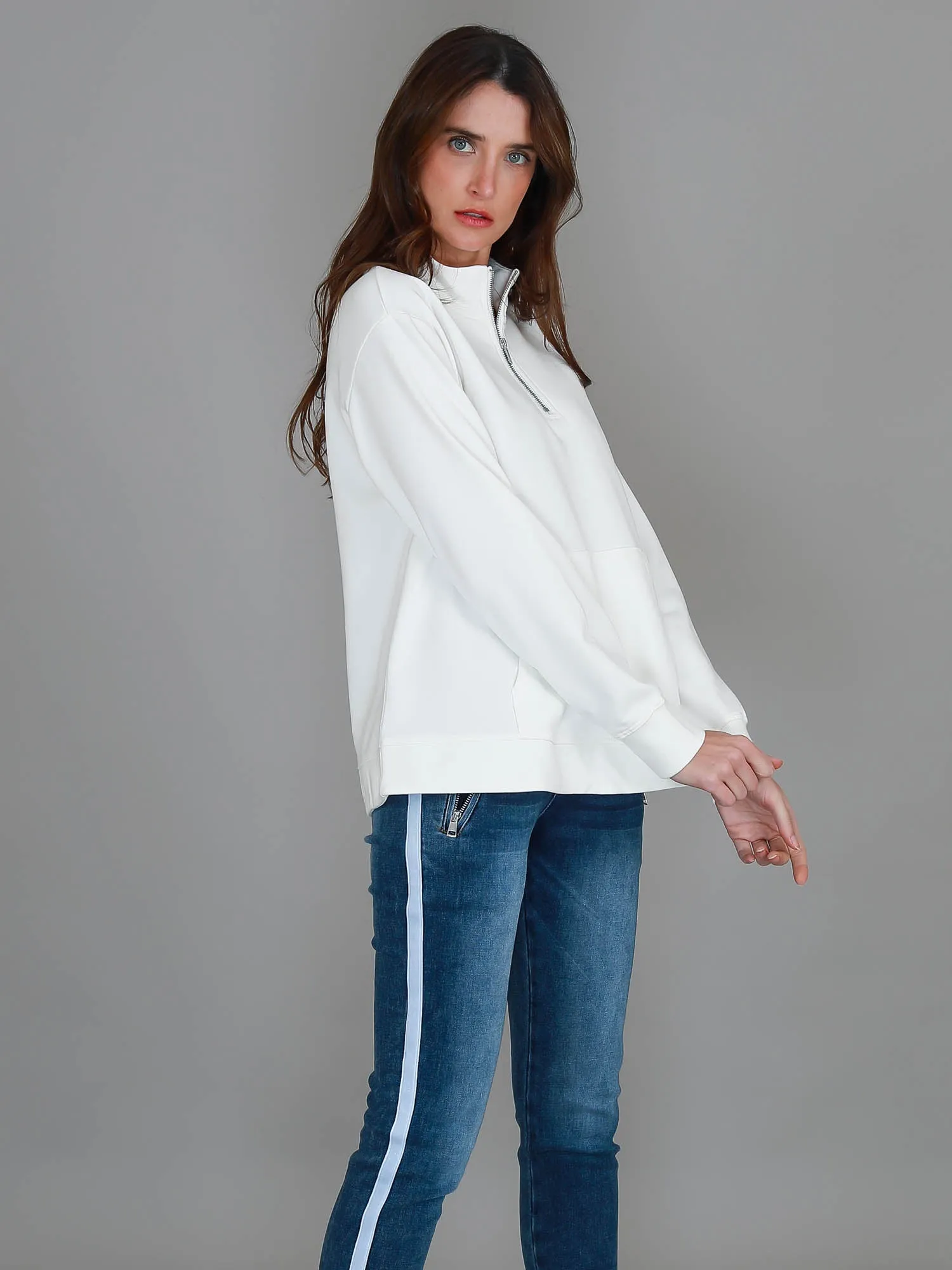 Gianna Half Zip Sweatshirt