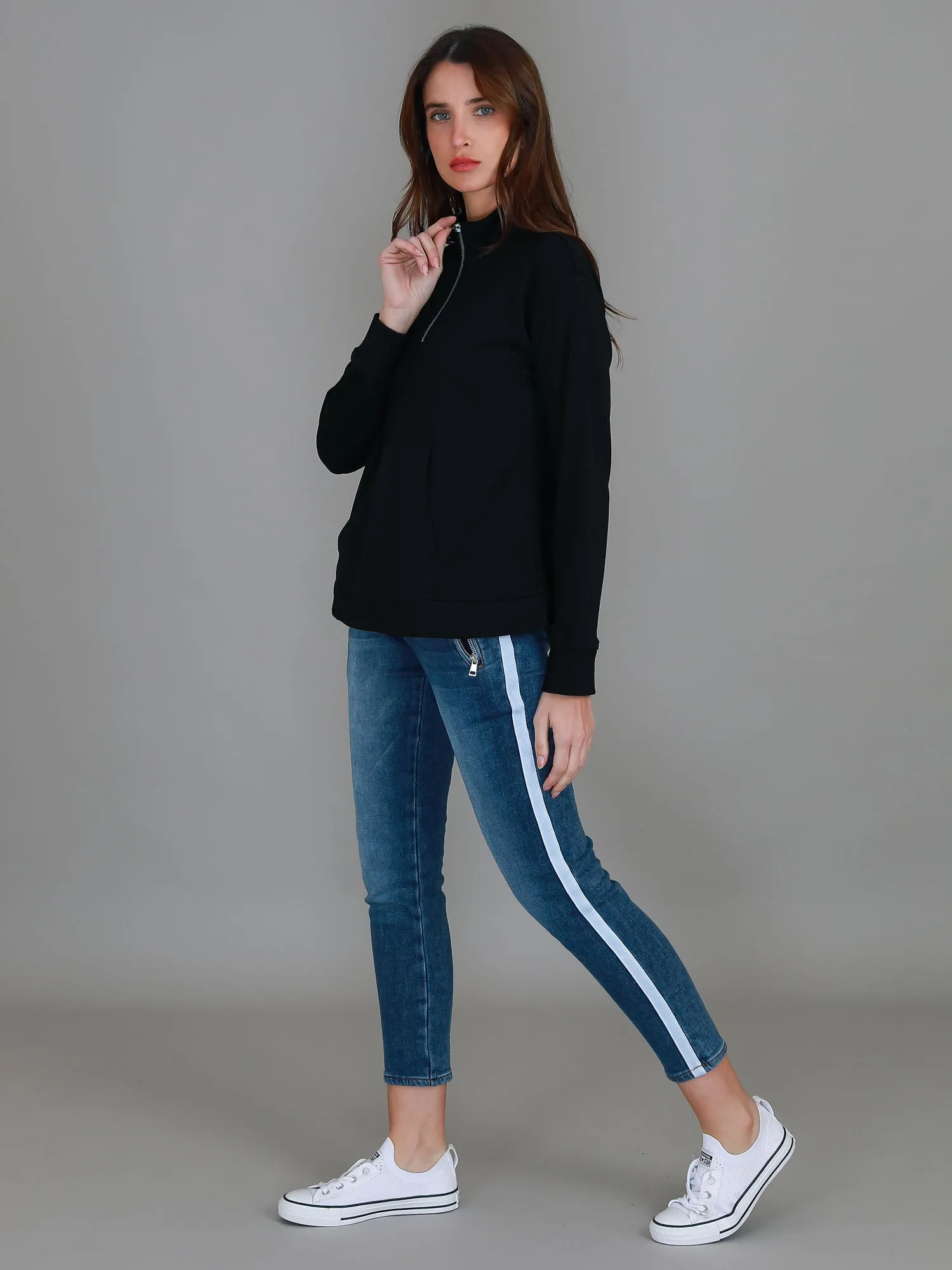 Gianna Half Zip Sweatshirt
