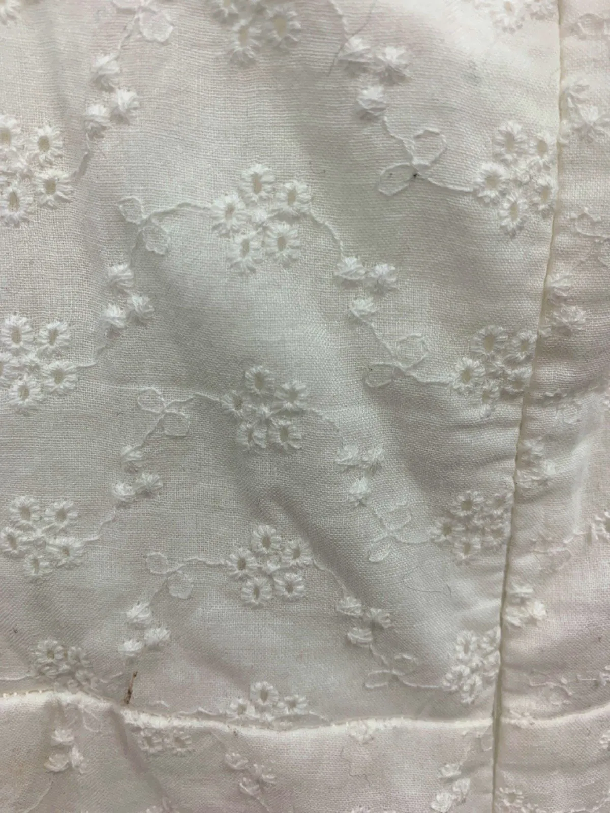 Indikah White Embroidered Sundress with Ruffle Detail UK 10