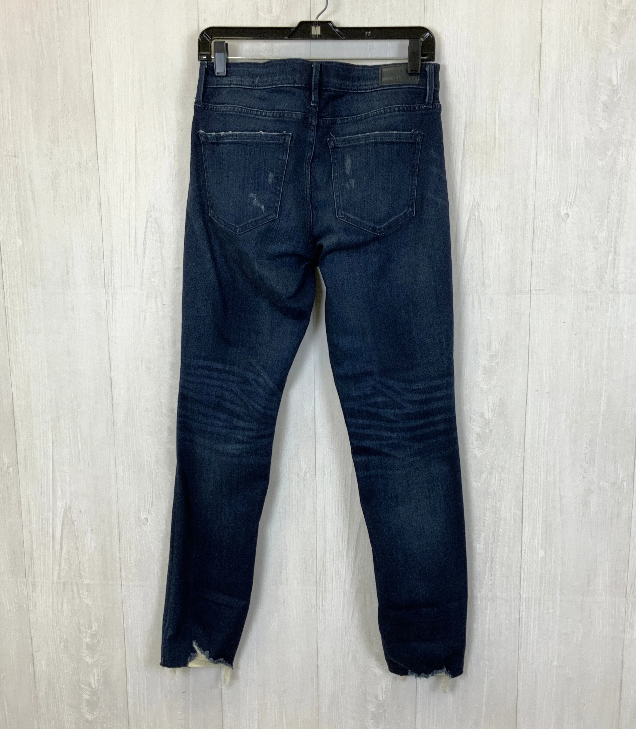 Jeans Cropped By Express In Blue Denim, Size: 6