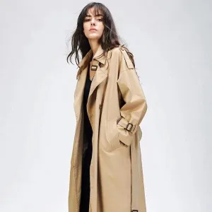 Khaki windbreaker jacket