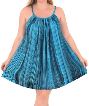La Leela Beachwear Evening Plus Size Loose Blouse tunic Tops Casual Cover ups