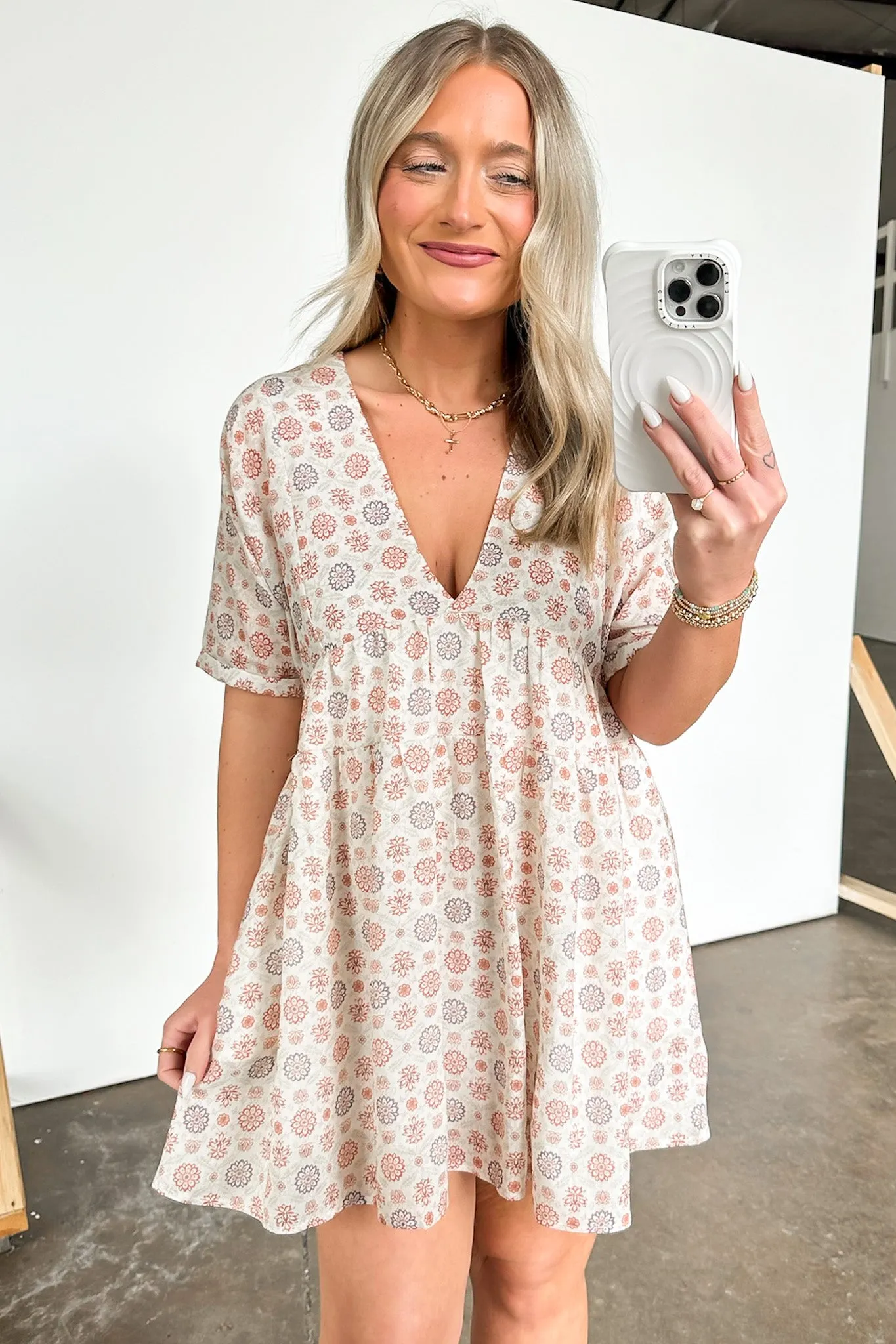 Maisie Geo Boho Print Dress - FINAL SALE