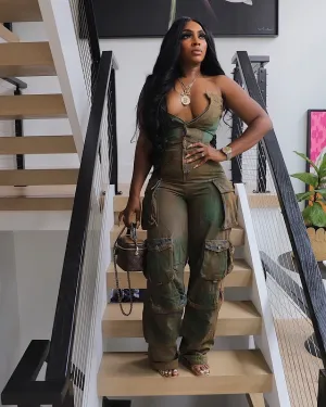 Malika Cargo Denim