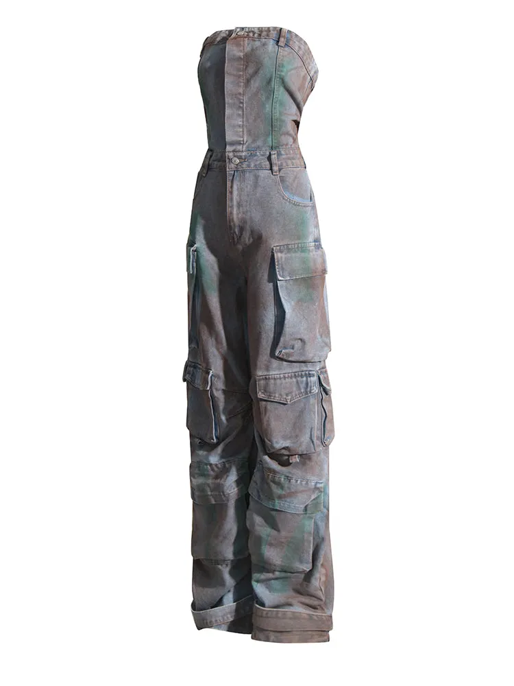 Malika Cargo Denim