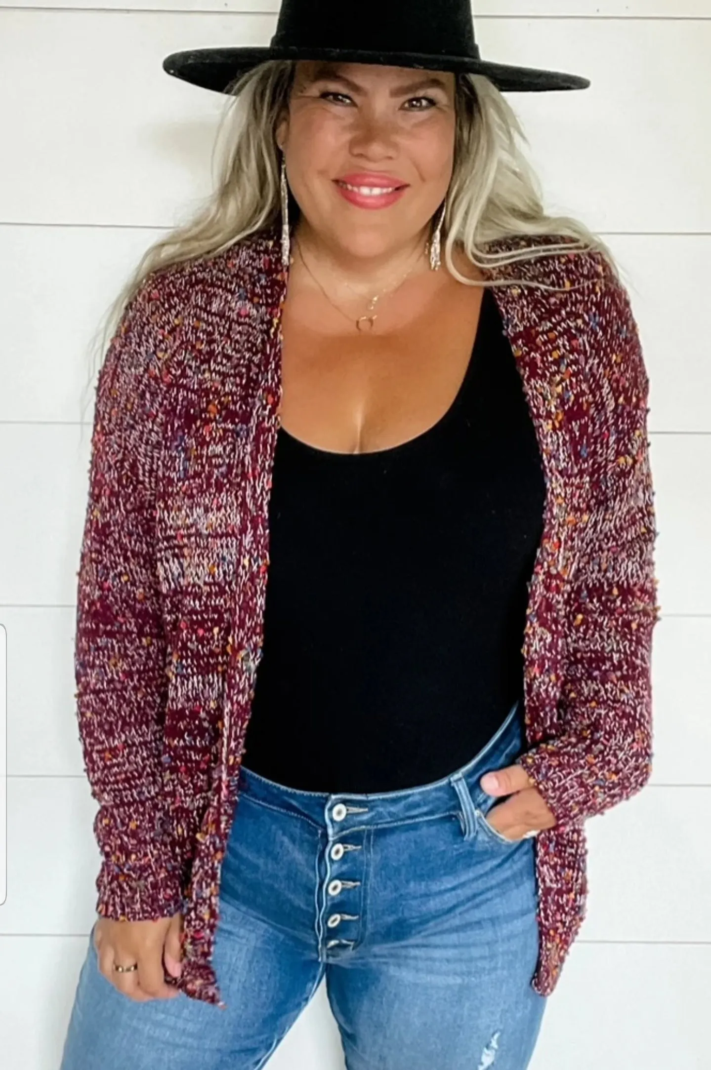 Miley Dot Cardigan *NEW SIZING*